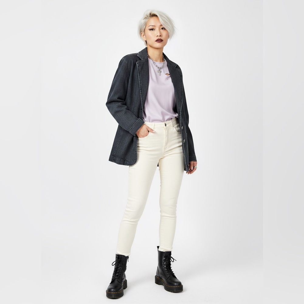 AMX Size 10 Women's Demin Blazer